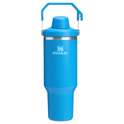 Stanley 40 OZ Ice Flow Fast Flow Insulated Tumbler In Azure Blue