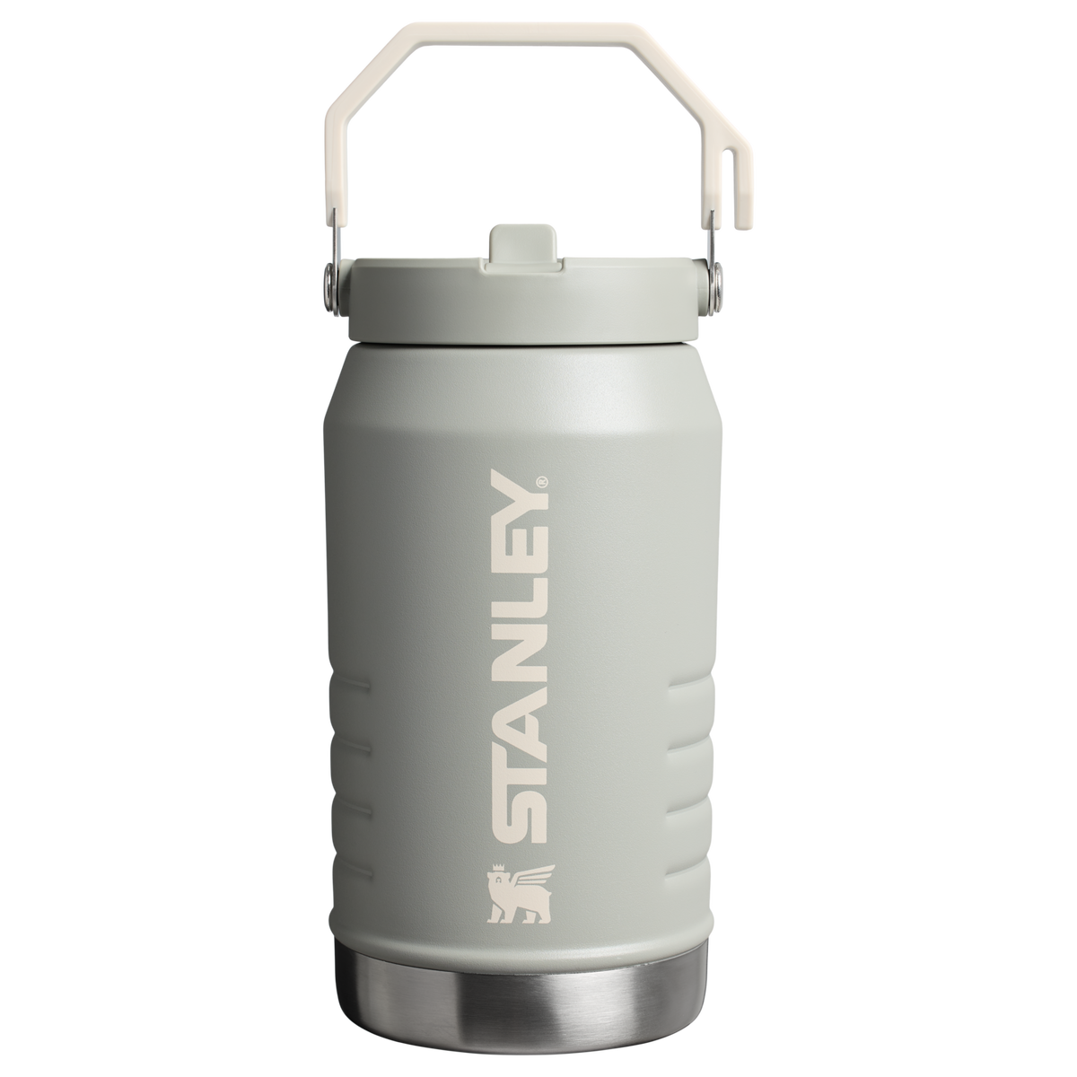 Stanley 64 OZ IceFlow Flip Straw Water Jug In Sage Grey