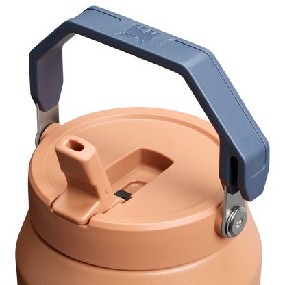 Stanley 64 OZ IceFlow Flip Straw Water Jug In Toast Brown