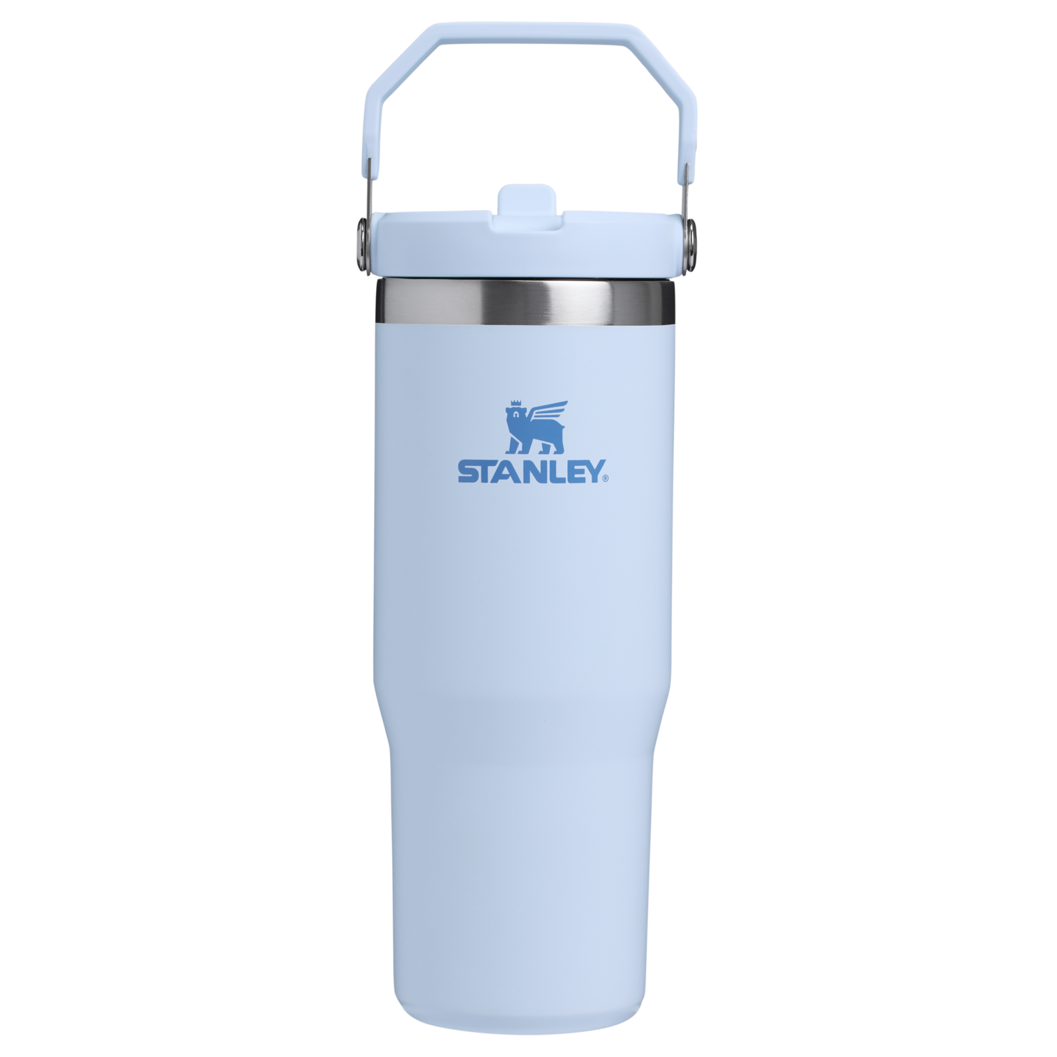 Stanley The IceFlow FlipStraw Water Bottle 30OZ in Glacier Blue
