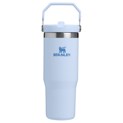 Stanley The IceFlow FlipStraw Water Bottle 30OZ in Glacier Blue