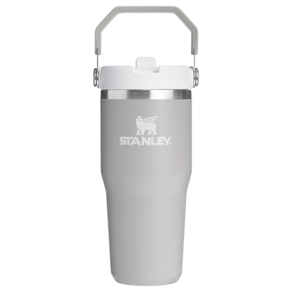 Stanley 14 OZ Ice Flow Flip Straw Insulated Tumbler In Ash Grey