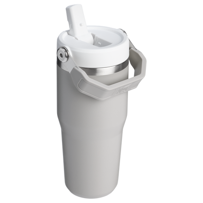 Stanley 14 OZ Ice Flow Flip Straw Insulated Tumbler In Ash Grey