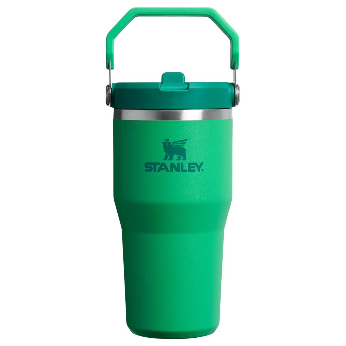 Stanley 20 Oz IceFlow Flip Straw Tumbler In Meadown Green