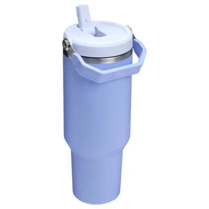 Stanley 40 OZ Ice Flow Flip Straw Insulated Tumbler In Hydrangea Purple