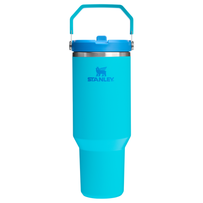 Stanley 40 OZ Ice Flow Flip Straw Insulated Tumbler In Splash Purple