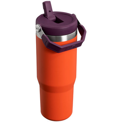 The Stanley IceFlow Flip Straw Tumbler 30 OZ in Tigerlily Plum