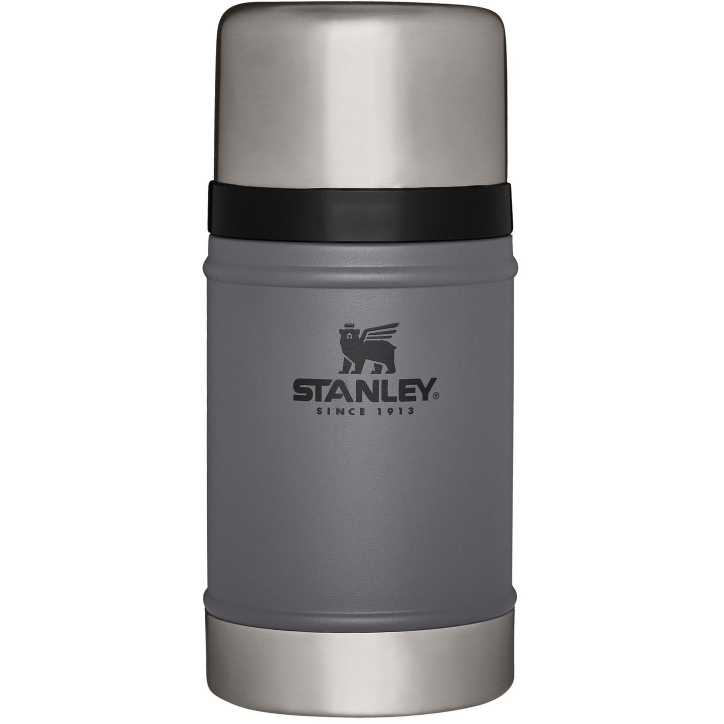 The Stanley Legendary Classic Insulated Food Jar 24 OZ In Charcoal Grey