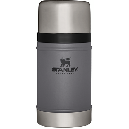 The Stanley Legendary Classic Insulated Food Jar 24 OZ In Charcoal Grey