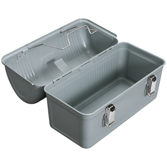 Stanley Legendary Classic Metal Lunch Box 10 QT In Hammertone Silver