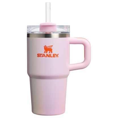 Stanley 20 OZ New Frequency Quencher Insulated Tumbler Cup In Rose Petal Shimmer Pink