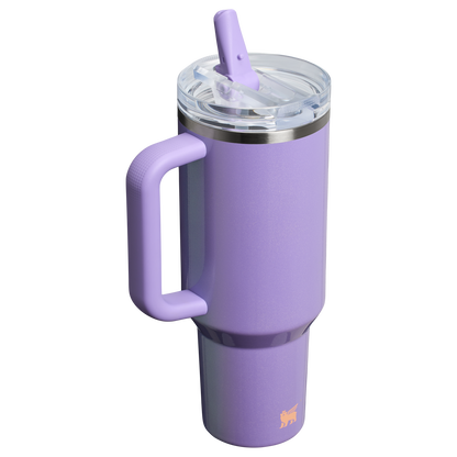 Stanley 40 OZ New Frequency Quencher Insulated Tumbler Cup In Periwinkle Shimmer Purple