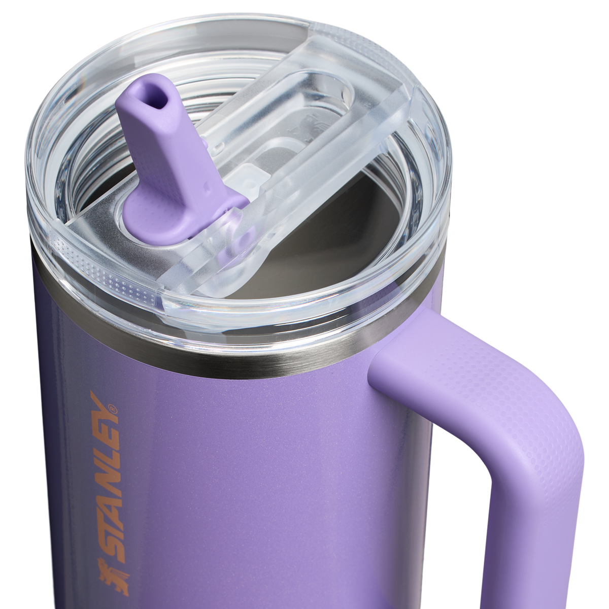 Stanley 40 OZ New Frequency Quencher Insulated Tumbler Cup In Periwinkle Shimmer Purple