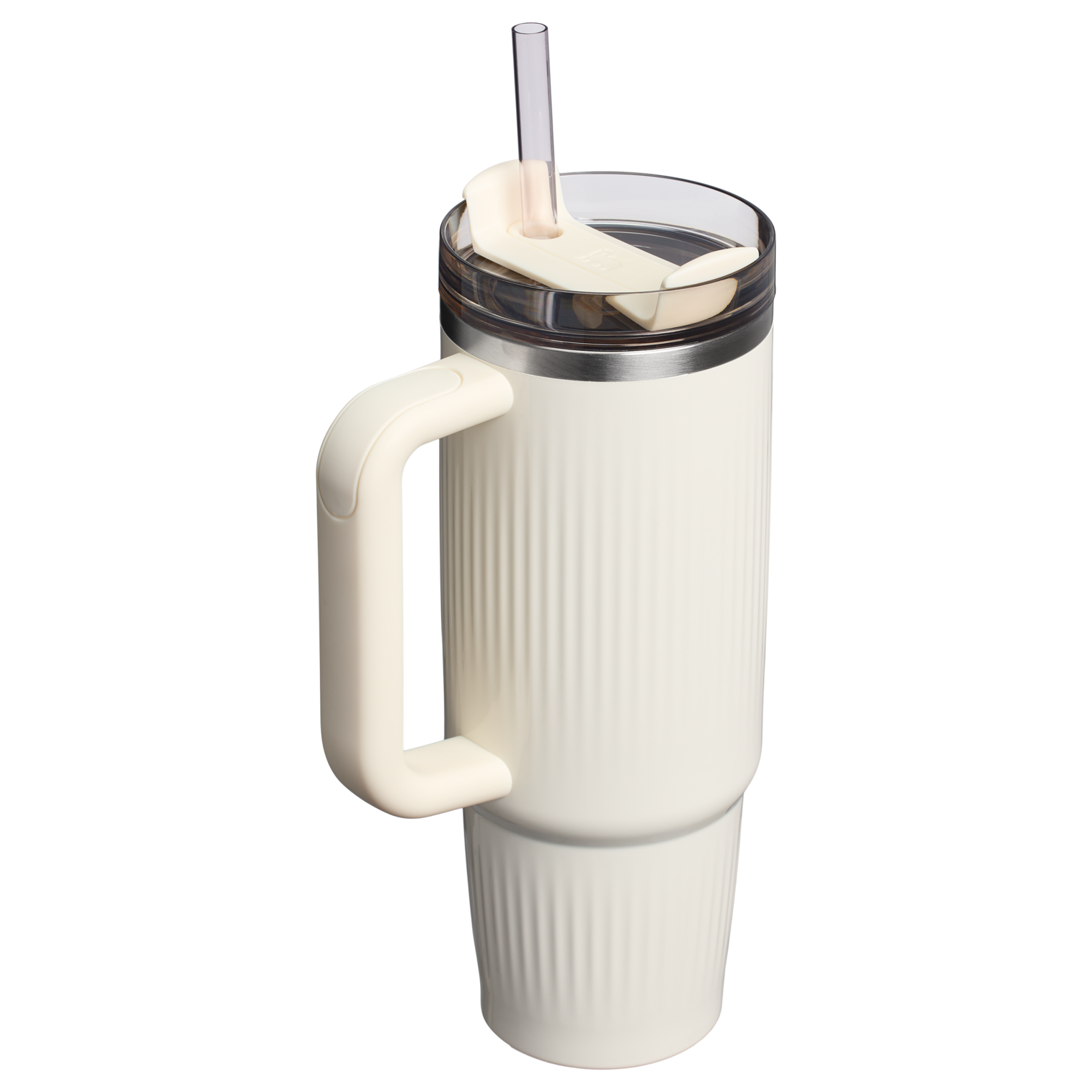 Stanley 30 OZ Quencher Fluted Insulate Tumbler In Cream White