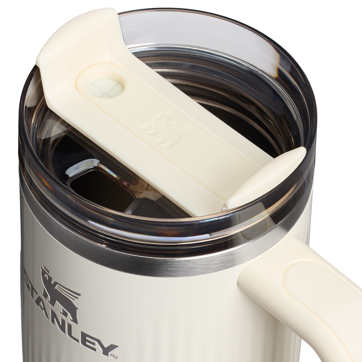 Stanley 30 OZ Quencher Fluted Insulate Tumbler In Cream White