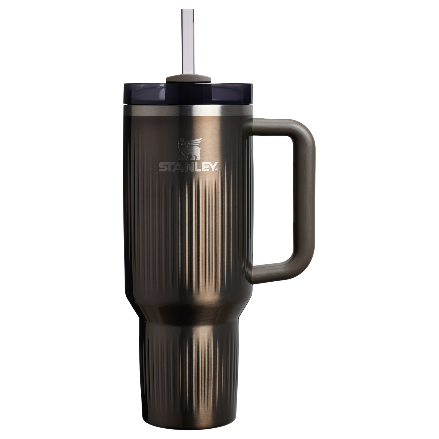 Stanley 40 OZ Quencher Fluted Insulate Tumbler In Gunmetal