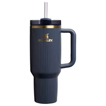 Stanley 40 OZ Quencher Fluted Insulate Tumbler In Twilight Blue