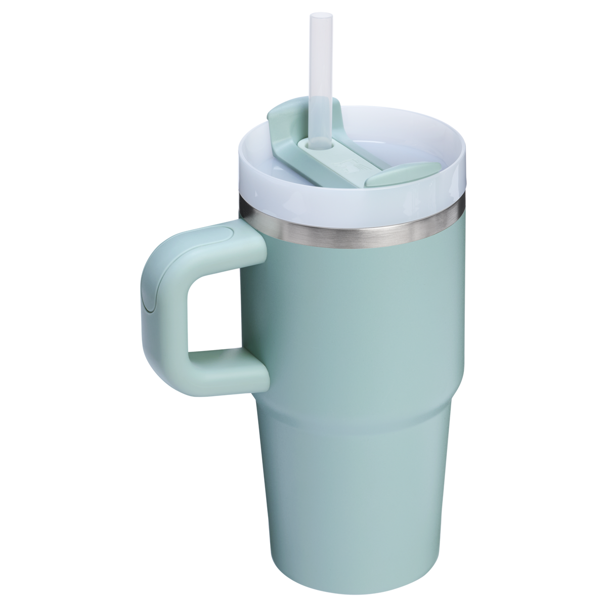 Stanley 20 OZ FlowState Tumbler With Straw And Handle In Seafoam