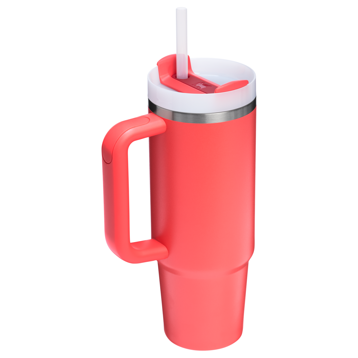 Stanley Quencher H2.0 Flowstate™ Tumbler 30 Oz Cup In Hot Coral Red