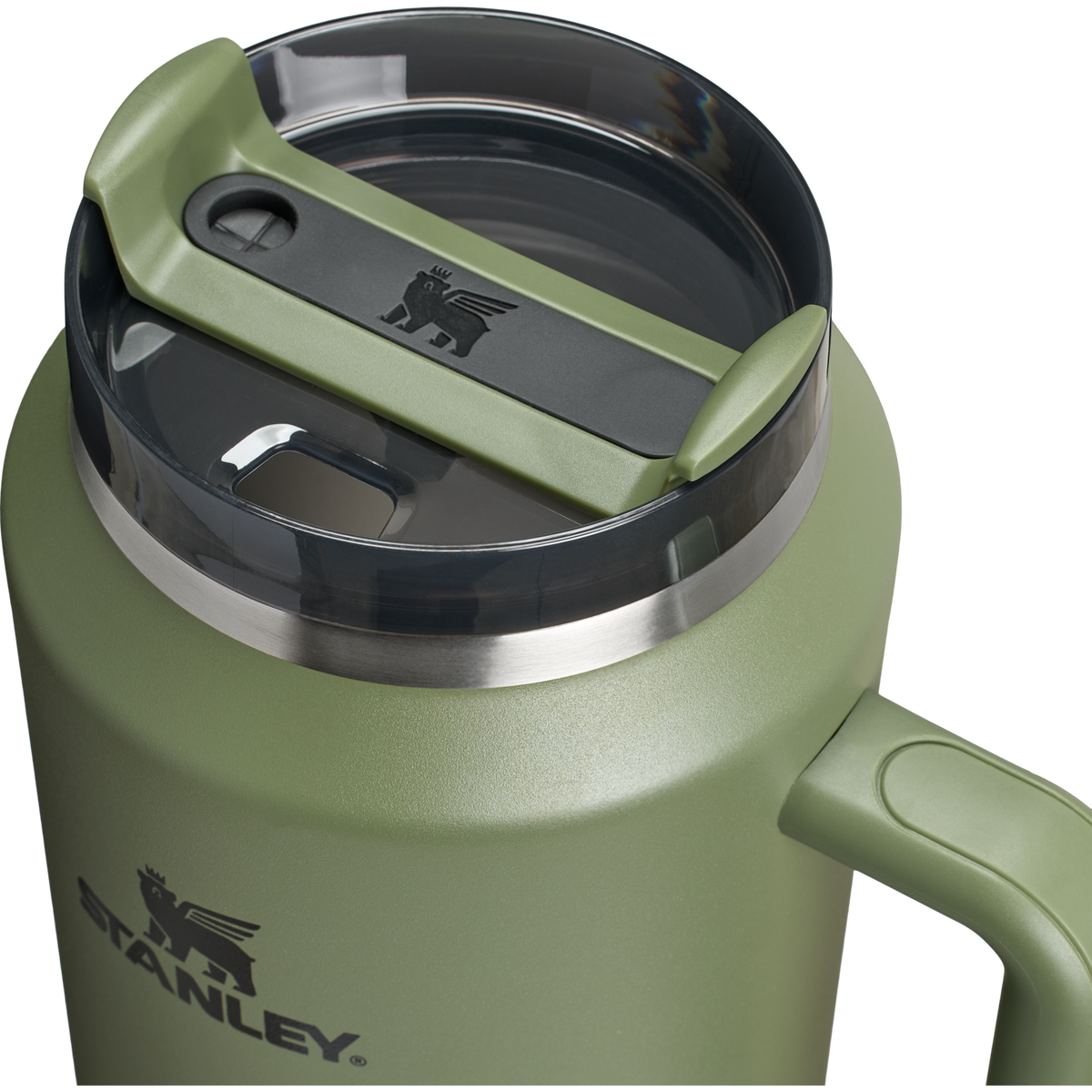Stanley 64 OZ Stainless Steel Tumbler With Straw In Dried Pine Green