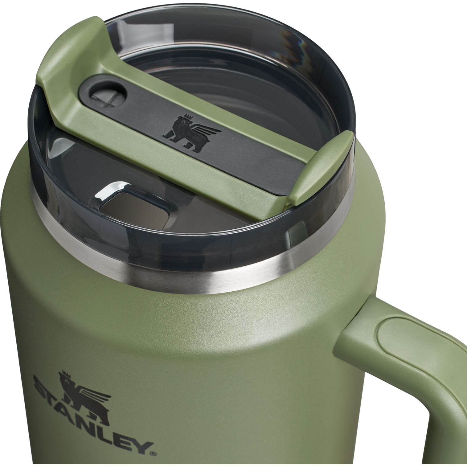 Stanley 64 OZ Stainless Steel Tumbler With Straw In Dried Pine Green