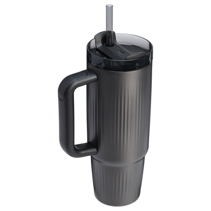 Stanley 30 OZ Quencher Fluted Insulate Tumbler In Black
