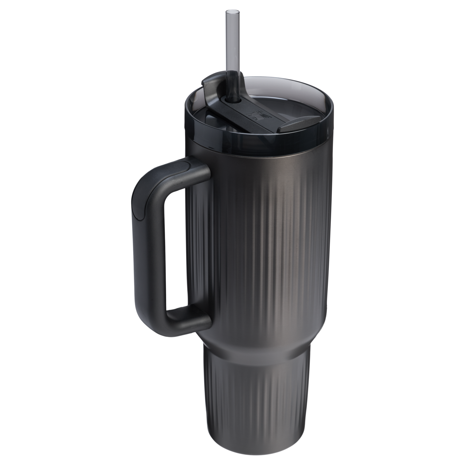 Stanley 40 OZ Quencher Fluted Insulate Tumbler In Black