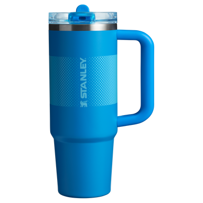 The Stanley Quencher ProTour Flip Straw Tumbler 30 OZ in Azure Blue Fade