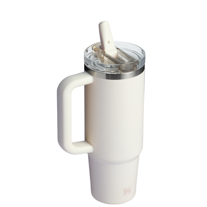 The Stanley Quencher ProTour Flip Straw Tumbler 30 OZ in Cream