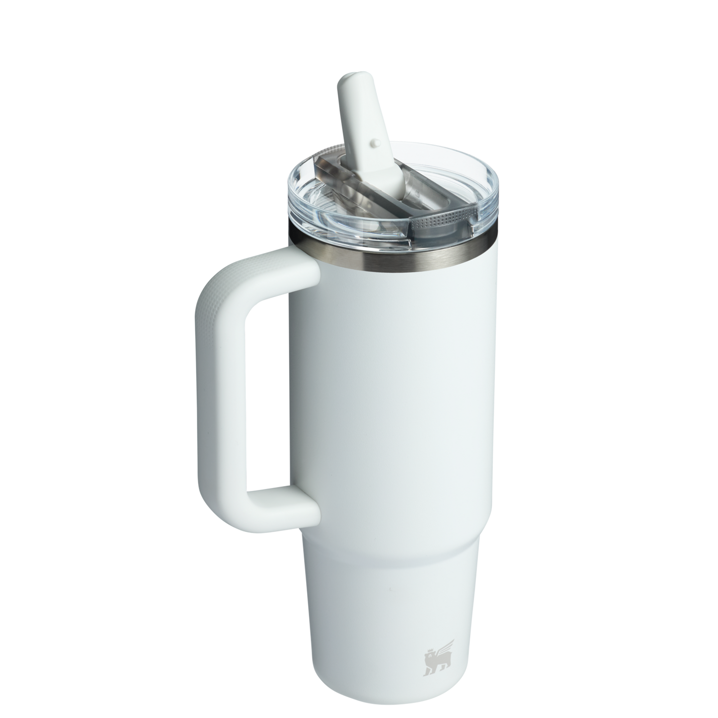 The Stanley Quencher ProTour Flip Straw Tumbler 30 OZ in Frost White