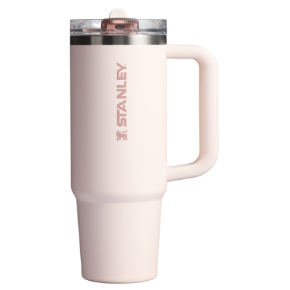 The Stanley Quencher ProTour Flip Straw Tumbler 30 OZ in Rose Quartz