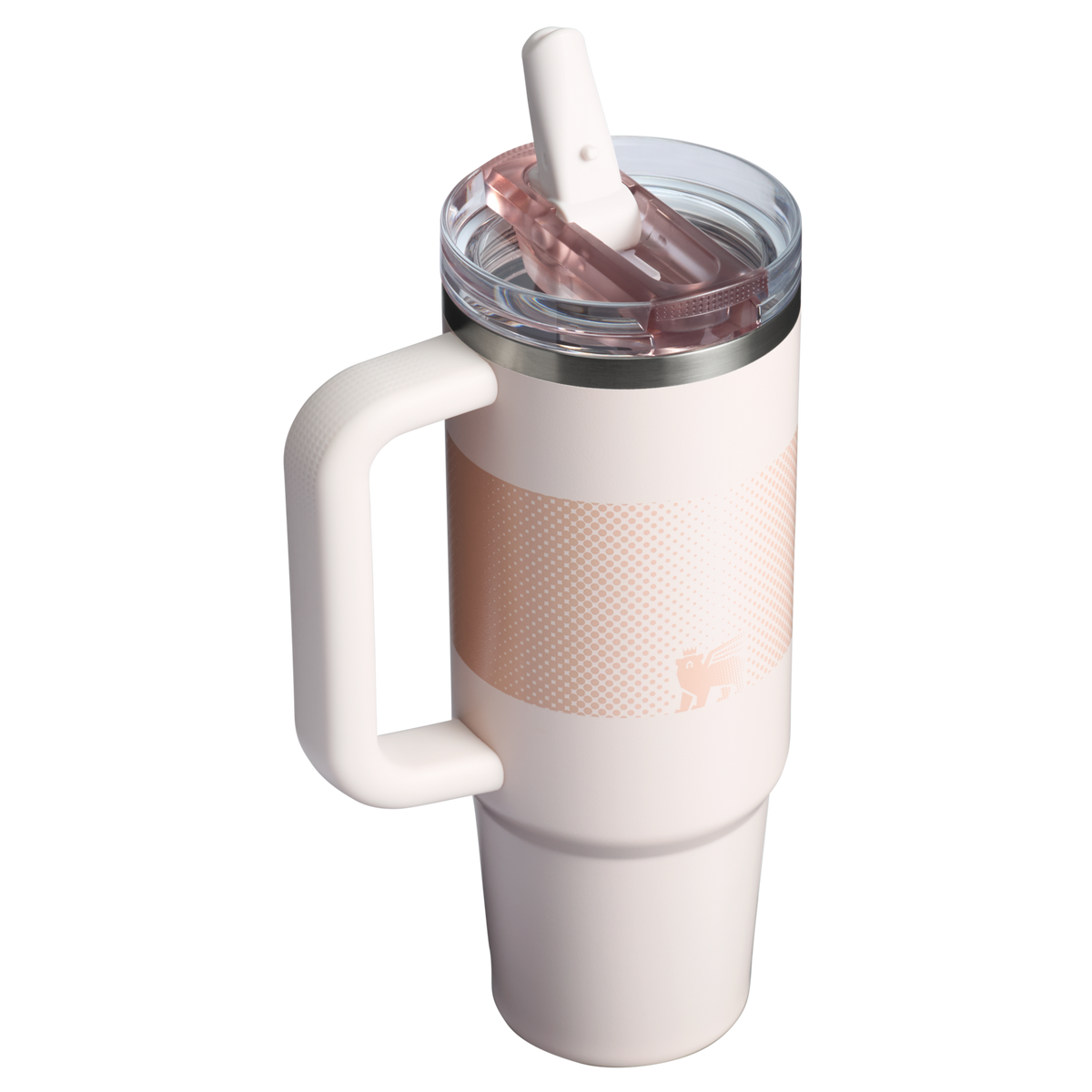 The Stanley Quencher ProTour Flip Straw Tumbler 30 OZ in Rose Quartz Fade
