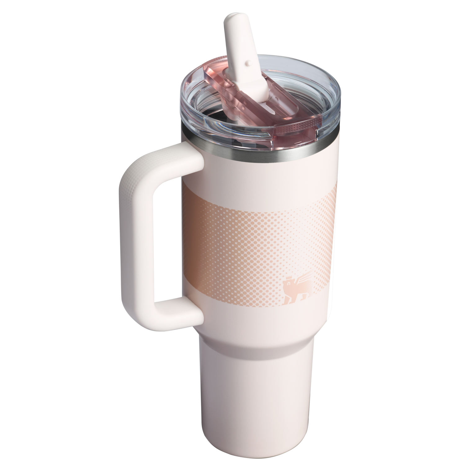The Stanley Quencher ProTour Flip Straw Tumbler 40 OZ in Rose Quartz