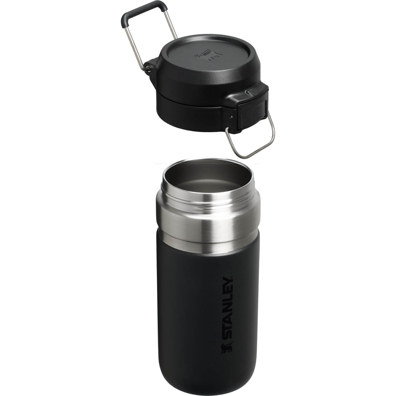 Stanley 16 OZ Quick Flip Go Water Bottle In Black