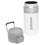 Stanley 16 OZ Quick Flip Go Water Bottle In White