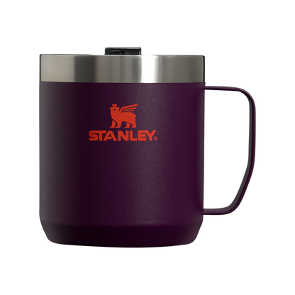 The Stanley Stay-Hot Camp Insulated Mug 12OZ In Plum Purple