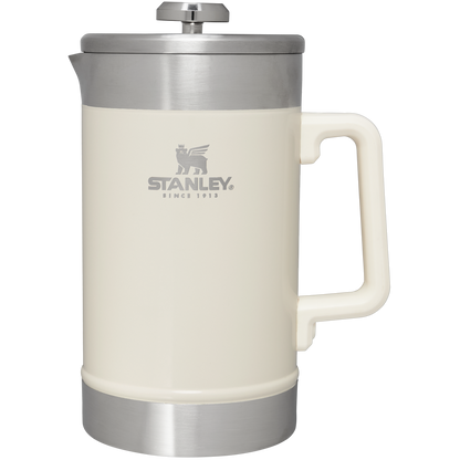 Stanley Stay-Hot French Press 48 OZ In Cream Gloss White