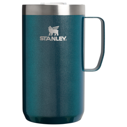 Stanley Everyday Camp Mug In Ponderosa Shimmer Blue