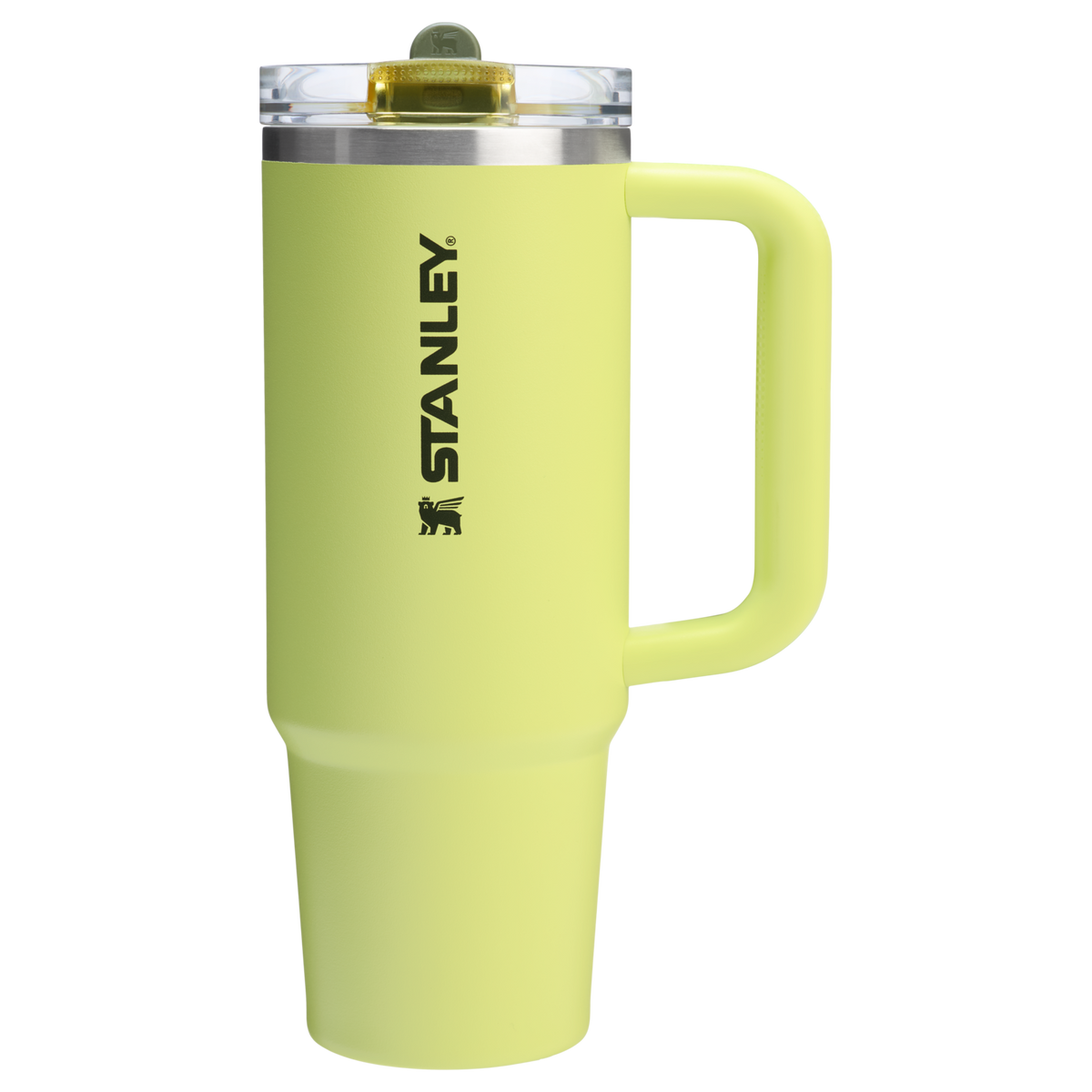 Stanley 30 OZ Quencher Flip Straw Tumbler With In Prickly Pear Green