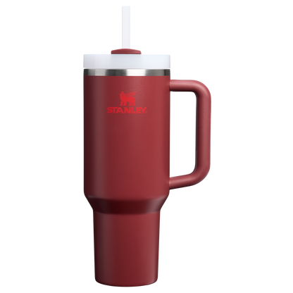 Stanley 40 OZ Quencher ProTour Flip Straw Stainless Steel Tumbler In Cranberry Red