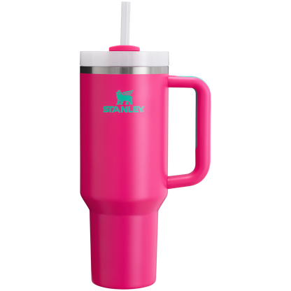 The Stanley Quencher H2.O FlowState Tumbler 40OZ Cup In Passion Pink