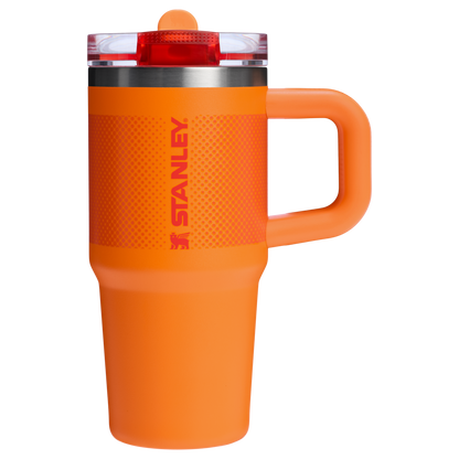 Stanley 14 OZ Quencher ProTour Flip Straw Insulated Tumbler In Goldenrod Orange