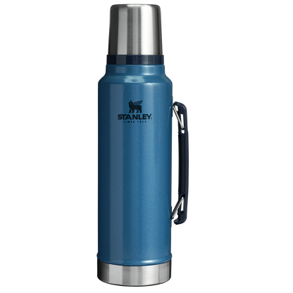 Stanley 1.5 Quart Vacuum Bottle In Hammertone Blue