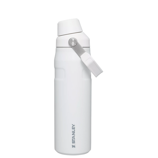 Stanley IceFlow Water Bottle with Fast Flow Lid 24 OZ In Polar White