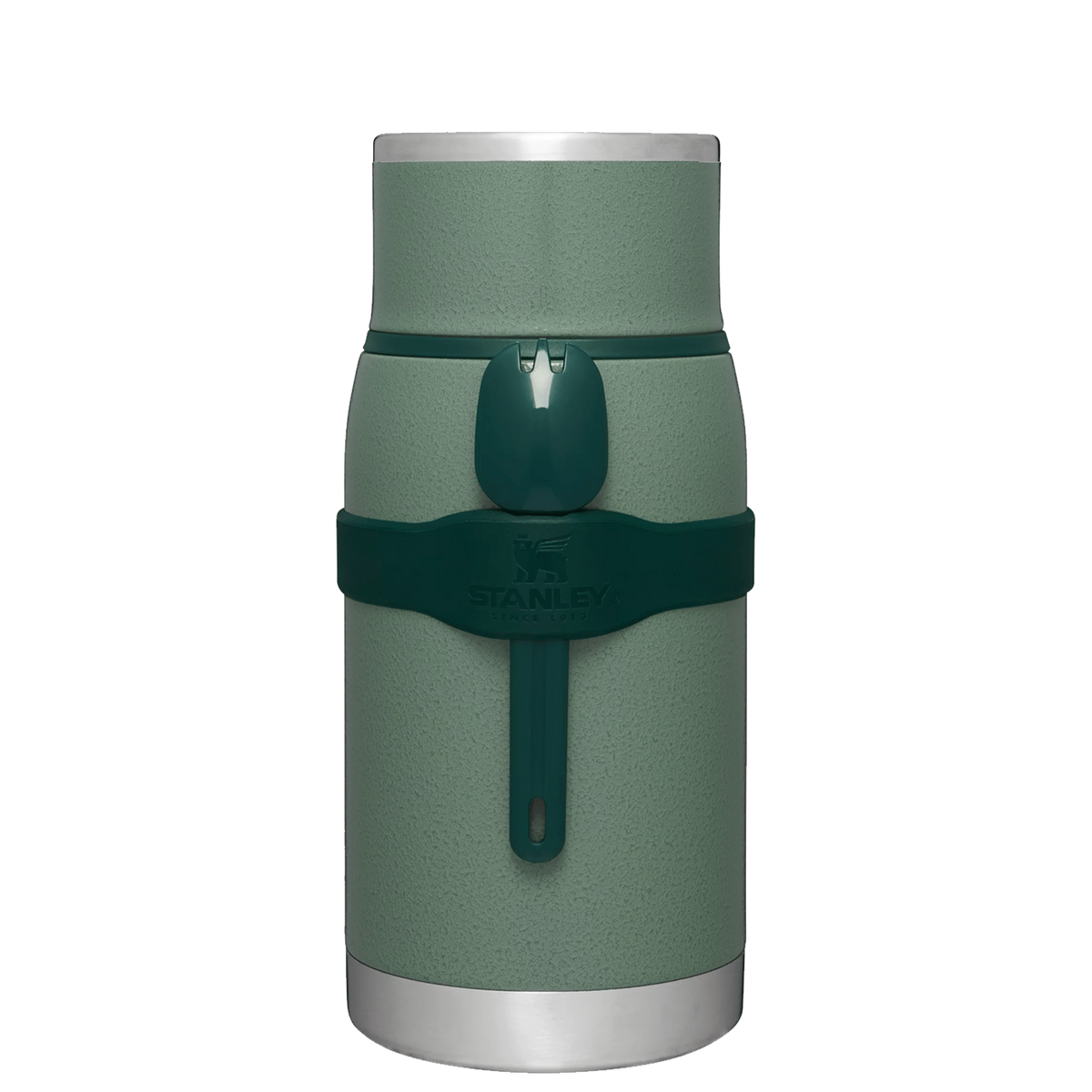Stanley 36 oz To-Go Food Jar with Spork In Hammertone Green