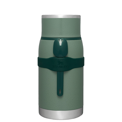 Stanley 36 oz To-Go Food Jar with Spork In Hammertone Green